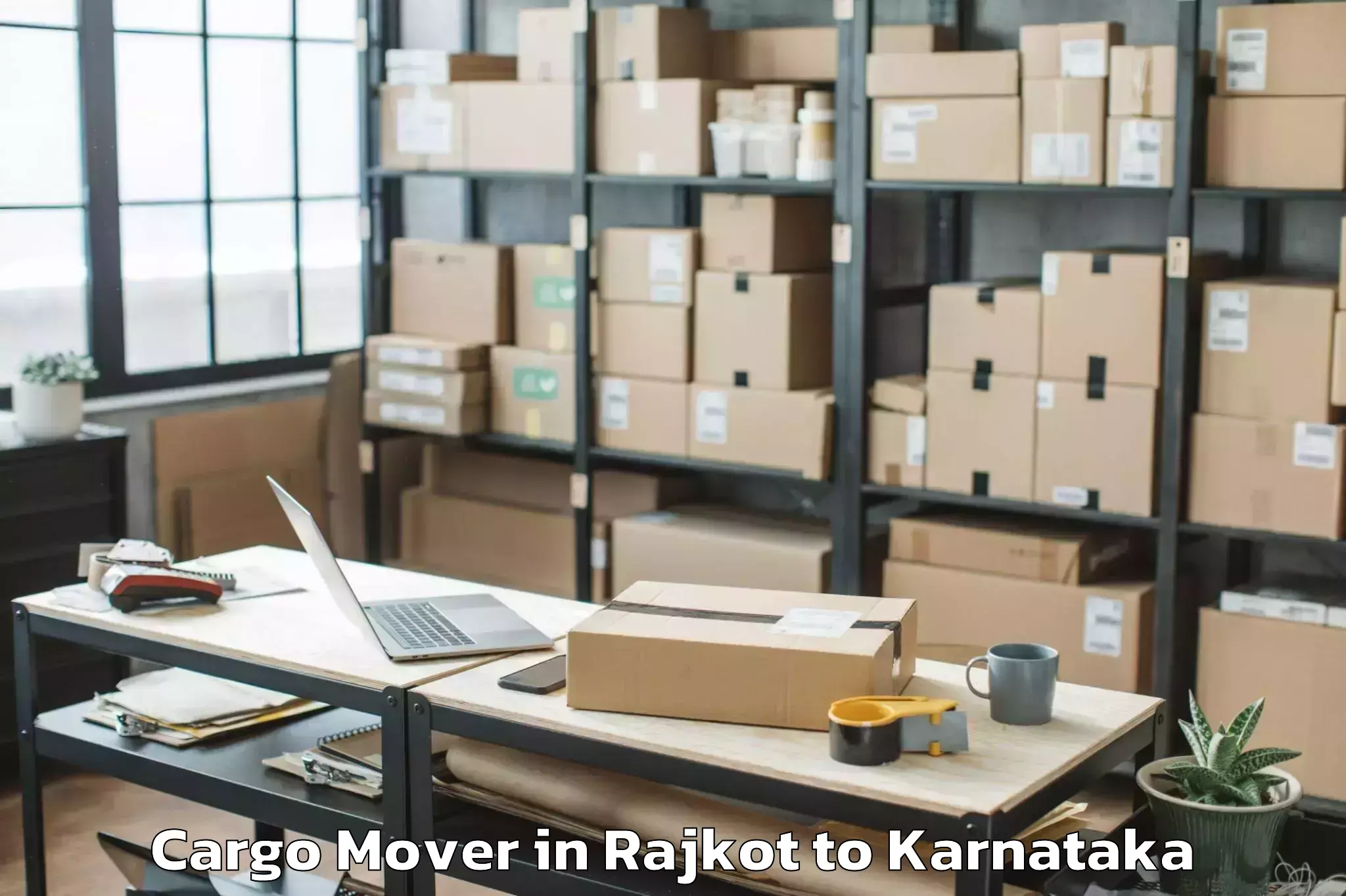 Reliable Rajkot to Hukkeri Cargo Mover